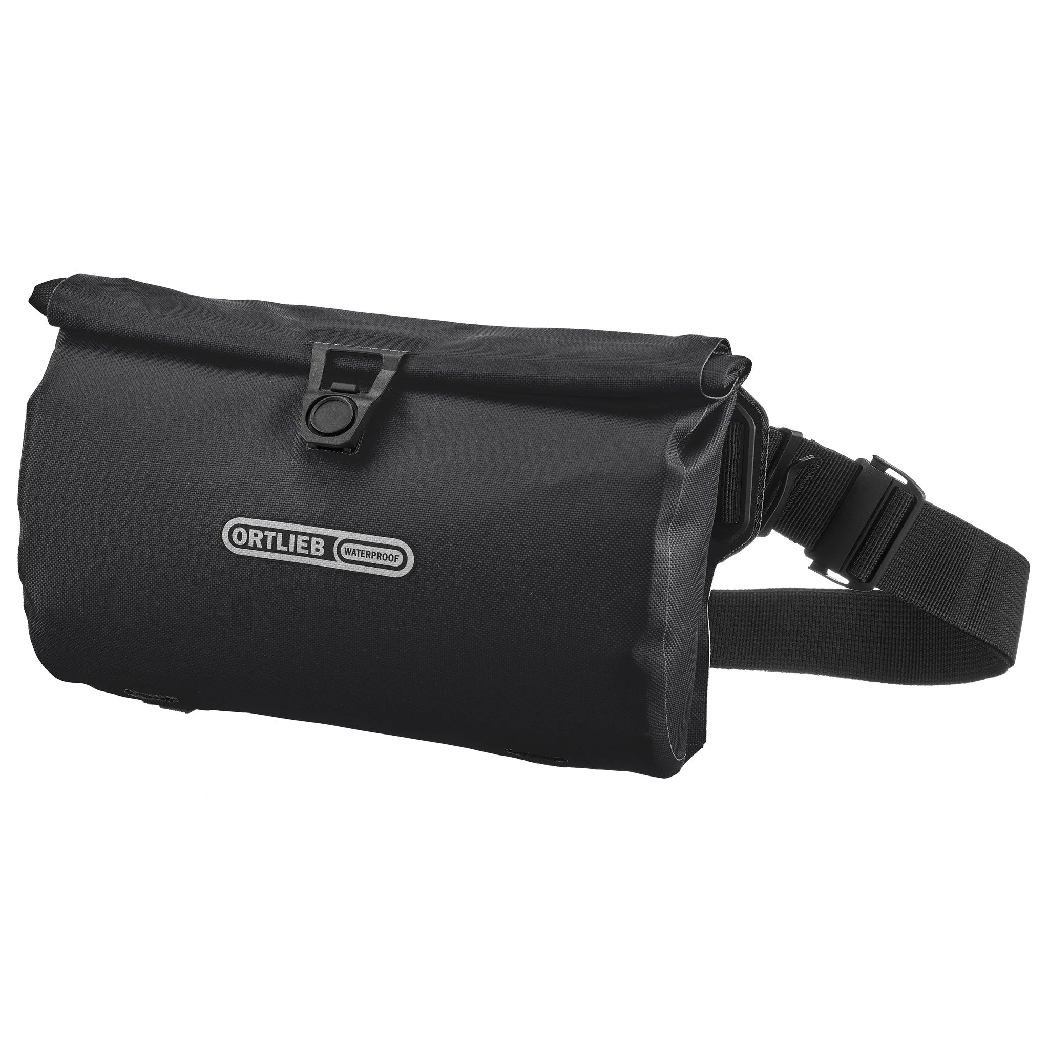 ORTLIEB Velo-Sling Flex in black 2.5 Liter met rolsluiting en brede schouderband